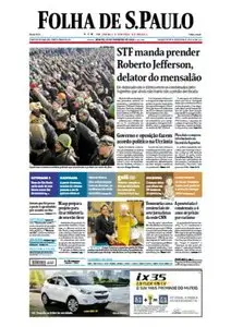 Folha de São Paulo - 22 de fevereiro de 2014 - Sábado
