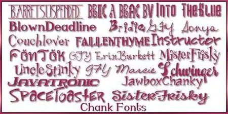 Chank Design Fonts