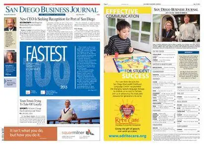 San Diego Business Journal – July 13, 2015