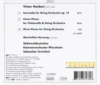 Maximilian Hornung, Sebastian Tewinkel - Herbert: Works for Cello and Strings (2011)