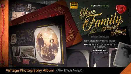 The Vintage Photography Album - Project for After Effects (Videohive)