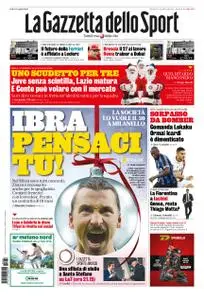 La Gazzetta dello Sport Roma – 24 dicembre 2019