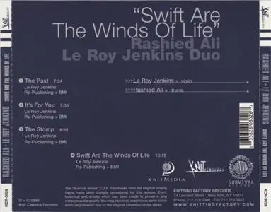 Rashied Ali & Le Roy Jenkins - Swift Are The Winds Of Life (1975) {Knit Classics KCR-3026 rel 1999}