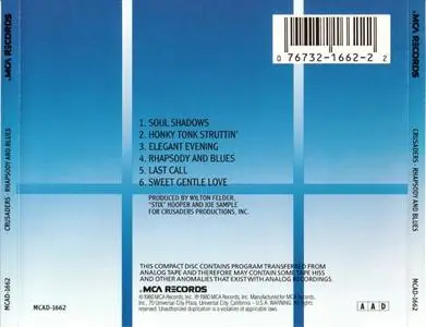 The Crusaders - Rhapsody And Blues (1980) {MCA US 1st press}