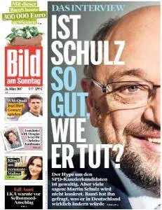 Bild am Sonntag 26 März 2017