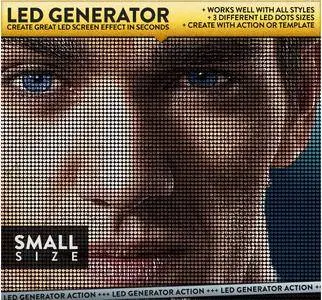 GraphicRiver - LED Dot Screen Effect Generator