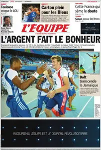 L'EQUIPE (05 Septembre 2011)