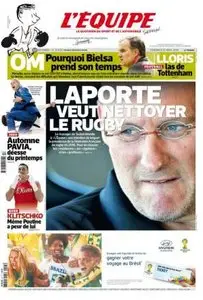 L'Equipe - Vendredi 25 Avril 2014