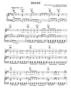 Holes - Rascal Flatts (Piano-Vocal-Guitar)