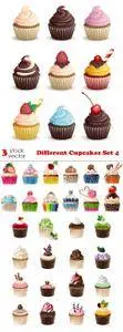 Vectors - Different Cupcakes Set 4