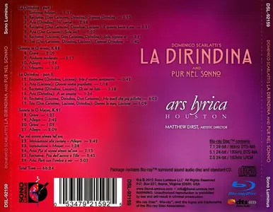 Matthew Dirst, Ars Lyrica Houston - Domenico Scarlatti: La Dirindina and Pur nel sonno (2012)