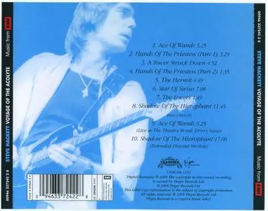 Steve Hackett - Voyage Of The Acolyt (1975) [2005, Remastered] Repost