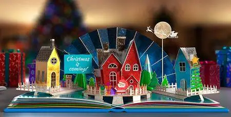 Christmas Pop-Up Book 2 - Project for After Effects (VideoHive)