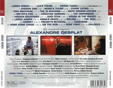 Alexandre Desplat - Largo Winch (Original Motion Picture Soundtrack) (2008) {Varèse Sarabande}