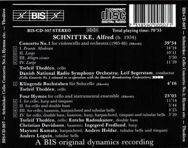 Alfred Schnittke - Cello Concerto No.1, Hymns etc. (1990) {BIS Schnittke Edition, BIS-507} (Item #9)