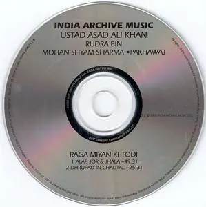 Ustad Asad Ali Khan - Raga Miyan Ki Todi (2005) {India Archive Music/Virgin/EMI India} **[RE-UP]**
