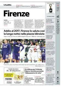 la Repubblica Firenze - 31 Dicembre 2017