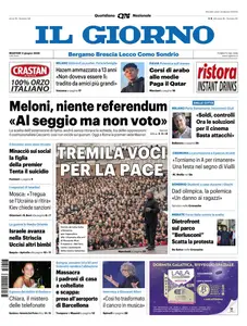 Il Giorno Bergamo Brescia - 3 Giugno 2025
