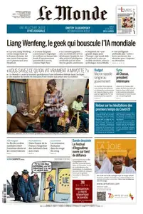 Le Monde du Vendredi 31 Janvier 2025