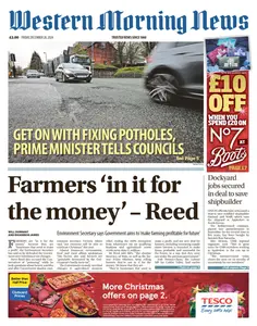 Western Morning News Devon - 20 December 2024