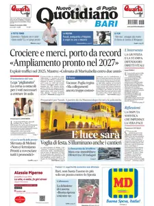 Quotidiano di Puglia Bari - 8 Novembre 2025