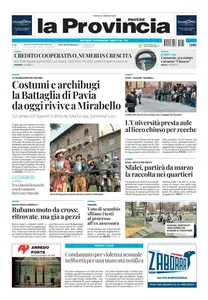 La Provincia Pavese - 21 Febbraio 2025