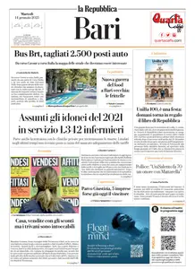 la Repubblica Bari - 14 Gennaio 2025