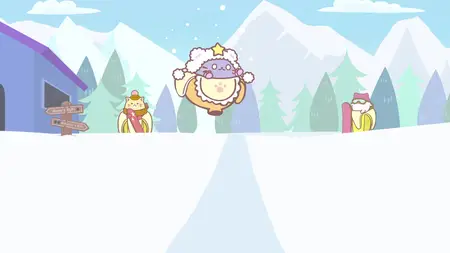 Bananya S03E08 Lost on a Snowy Mountain Nya!