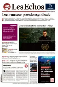 Les Echos du Jeudi 25 Septembre 2025