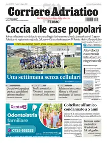 Corriere Adriatico Fermo - 7 Giugno 2025