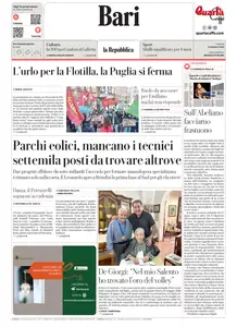 la Repubblica Bari - 3 Ottobre 2025