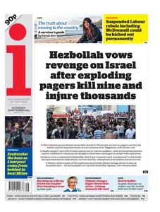 The i Newspaper - 18 September 2024