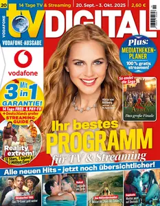 TV Digital Kabel Deutschland - 12 September 2025