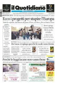 il Quotidiano del Sud Basilicata - 21 Gennaio 2018