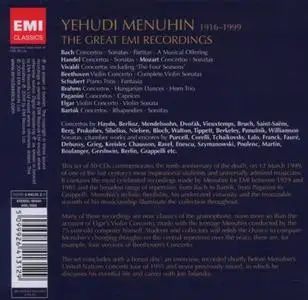 Yehudi Menuhin - The Great EMI Recordings [51CD Box Set, Deluxe Edition] (2009)