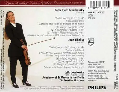 Leila Josefowicz - Sibelius, Tchaikovsky: Violin Concertos (1995)