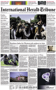 International Herald Tribune Asia from Thursday, 23. May 2013