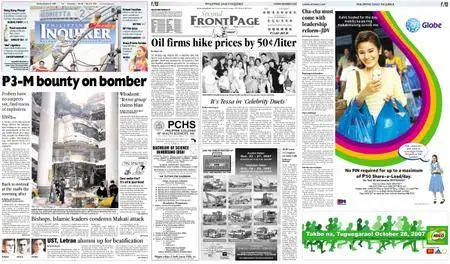 Philippine Daily Inquirer – October 21, 2007
