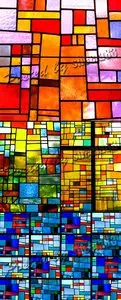 Stock Photo - Multicolored Stained Glass