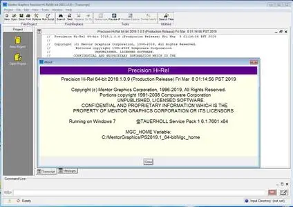 Mentor Graphics Precision 2019.1