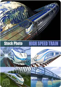 Stock Photo: High speed train