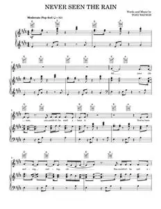Never seen the rain - Tones And I (Piano-Vocal-Guitar)