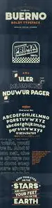 Buerno- Boldy Typeface Font