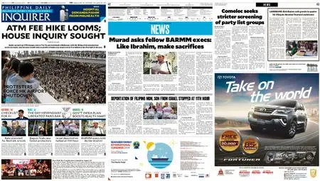 Philippine Daily Inquirer – August 13, 2019