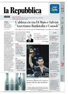 la Repubblica - 10 Febbraio 2019