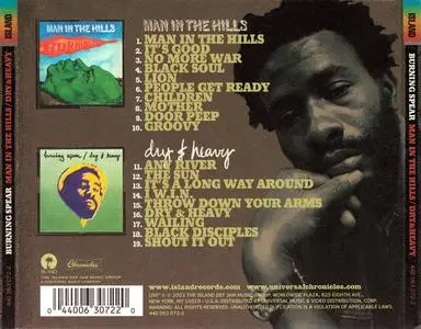 Burning Spear - Man In The Hills (1976) + Dry & Heavy (1977) [2LP on 1CD, Remastered 2003]