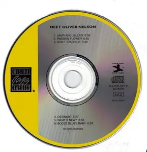 Oliver Nelson - Meet Oliver Nelson (1959) [Remastered 1992]