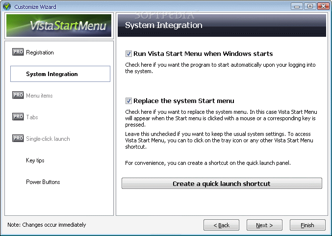 Vista Start Menu Pro 2.8