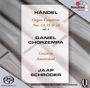 Daniel Chorzempa, Jaap Schröder, Concerto Amsterdam - Handel: Organ Concertos Vol. 4 (2004)