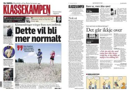 Klassekampen – 16. juli 2018